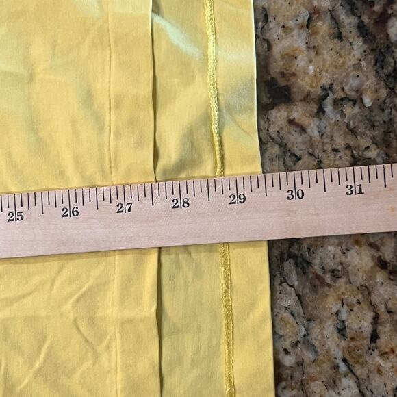 Polo Golf Ralph Lauren Men's Large Stretch Lisle Short Sleeve Shirt Yellow - Picture 6 of 7